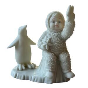 Snowbabies "Wishing On A Star" Snowbabies Star & Penguin Dept. 56 #7943-0.